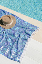 Load image into Gallery viewer, BLUEBELLE SAND FREE BEACH TOWEL