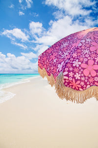 BLOSSOM RETRO BEACH UMBRELLA